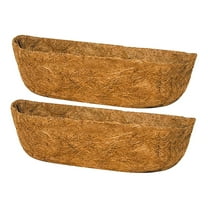 Coco Liner Replacements for Window Box,Coco Liners for Planters,Coconut Fiber Window Box Liners Planter Insert Trough Planter, Coconut Basket Liners for Outdoor Plants Clearance