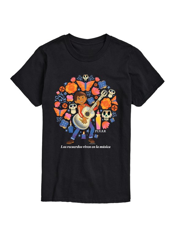- Los Recuerdos Viven en la Música Men's Short Sleeve Graphic T-Shirt