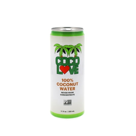 Coco Love Coconut Water, 11 fl oz, Single Can, Liquids