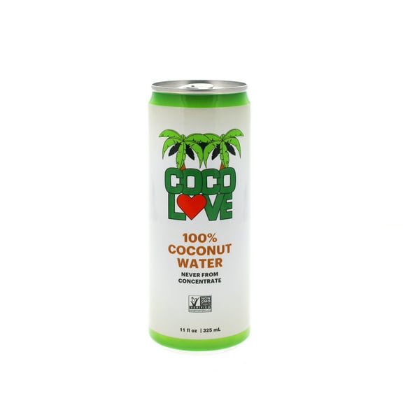 Coco Love Coconut Water, 11 fl oz, Single Can, Liquids