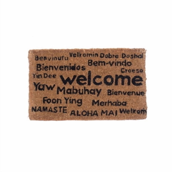 Coco Mats N More Multi Lingual Welcome Doormat