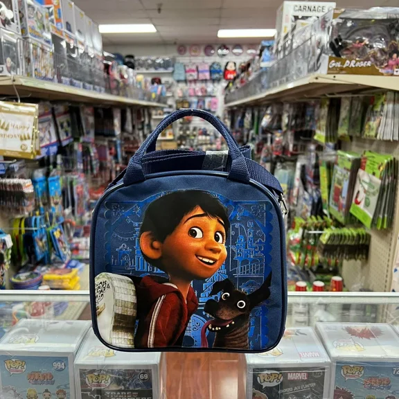 Coco Miguel Navy Blue School Insulated Lunch Bag W/Bottle