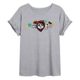 thumbnail image 1 of Coco - Miguel Paper Cut-Outs - Juniors Oversized Graphic T-Shirt, 1 of 4
