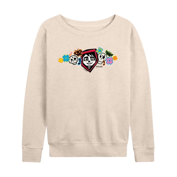 Coco - Miguel Paper Cut-Outs - Women's French Terry Long Sleeve Pullover