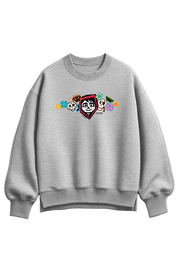 - Miguel Paper Cut-Outs - Women's Oversized Fleece Crew Sweatshirt