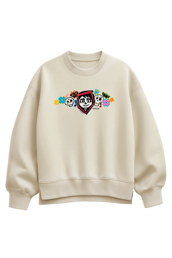 - Miguel Paper Cut-Outs - Women's Oversized Fleece Crew Sweatshirt