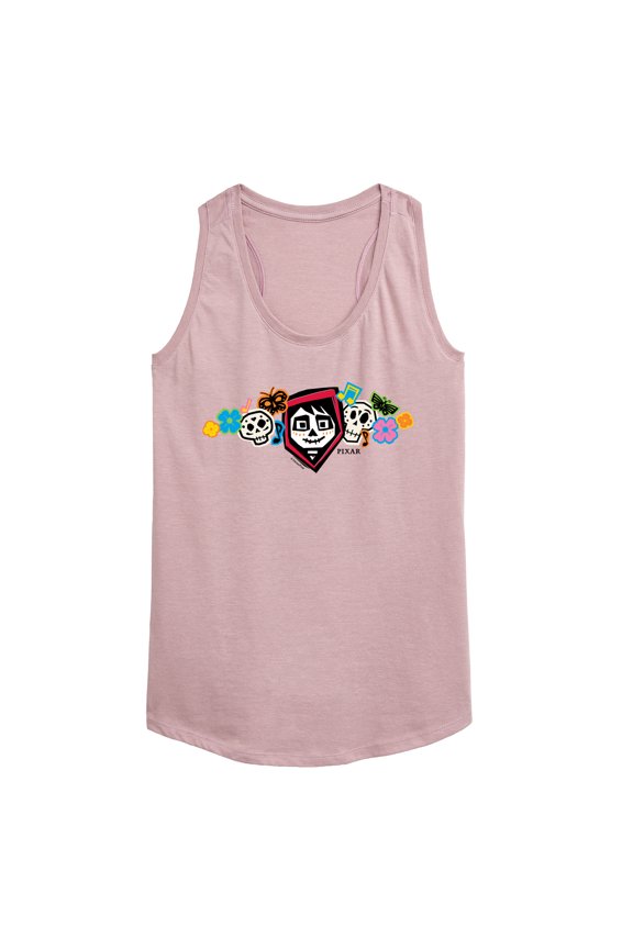 - Miguel Paper Cut-Outs - Women's Racerback Graphic Tank