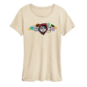 Coco - Miguel Paper Cut-Outs Womens Short Sleeve Graphic T-Shirt