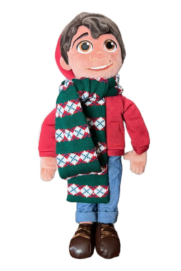 Coco Miguel Rivera In Green Holiday Scarf Hoodie & Jeans 12" Christmas Plush New