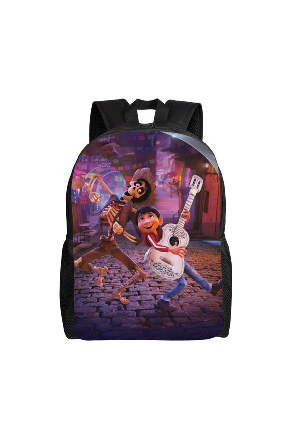 Co-c Movie Backpack Cute Anime Large Capacity Multifunction Backpacks Lightweight Sports Travel Laptop Bag Daypack 16In