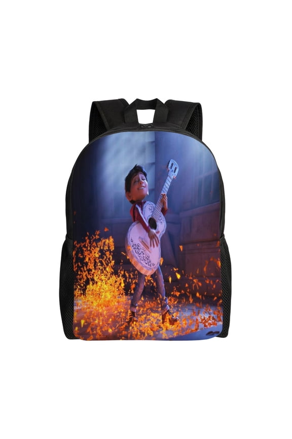 Coco Movie Backpack Cute Multifunction Backpacks Lightweight Sports Travel Laptop Bag Daypack 16In