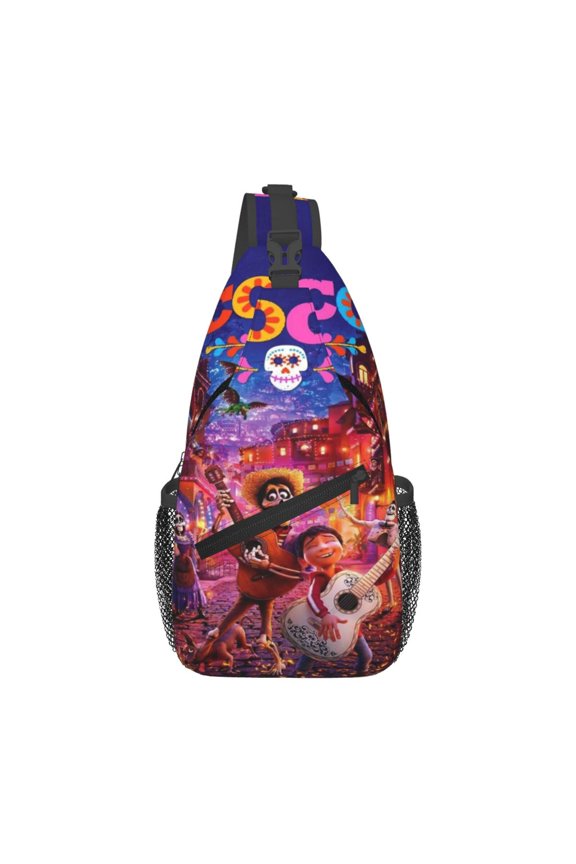 Coco Movie Crossbody Sling Backpack For Women Men Gifts Sling Bag