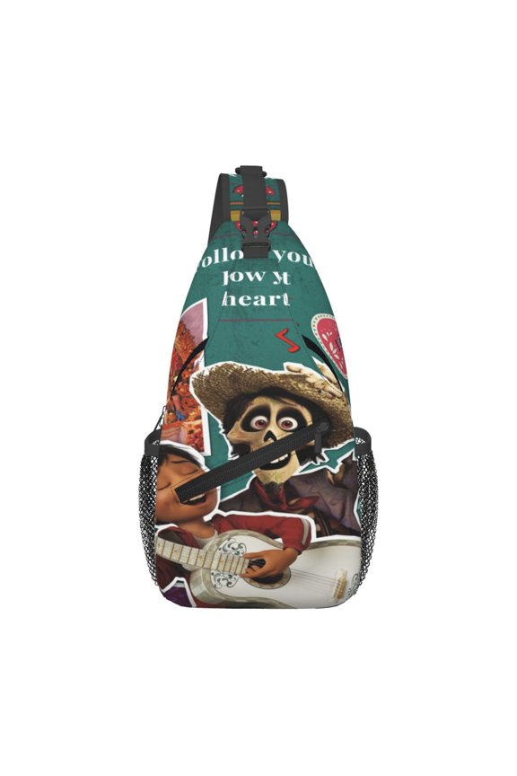 Coco Movie Crossbody Sling Backpack For Women Men Gifts Sling Bag