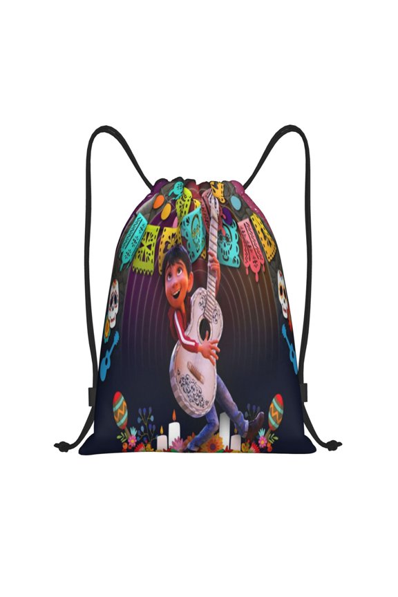 Co-c Movie Drawstring Bag Sackpack String Bag Beach Bag Gym Shopping Sport Yoga