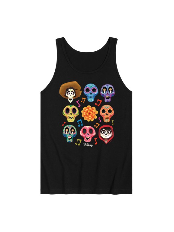 - Musical Skulls Men's Graphic Tank Top