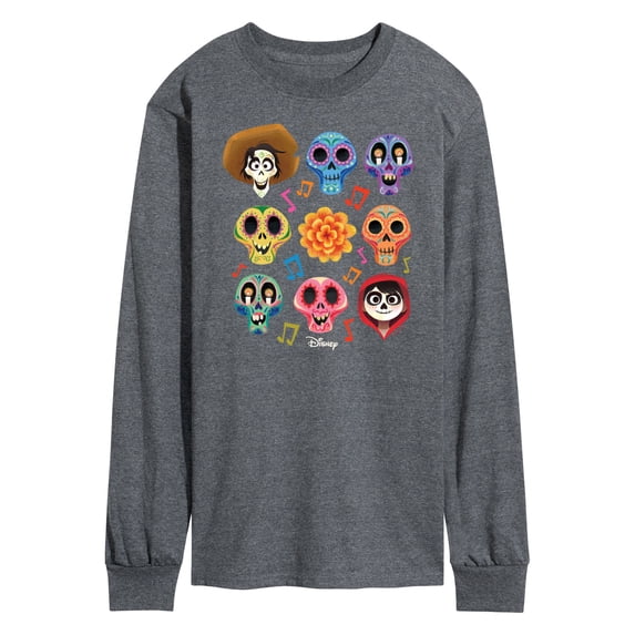 Coco - Musical Skulls - Men's Long Sleeve T-Shirt