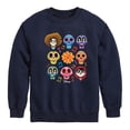thumbnail image 1 of Coco - Musical Skulls - Toddler And Youth Crewneck Fleece Sweatshirt, 1 of 5