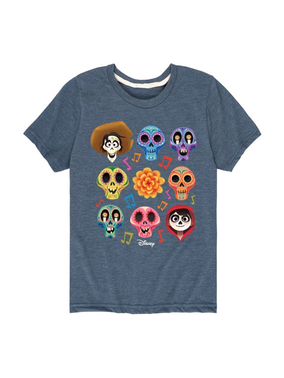 - Musical Skulls Boys' Short Sleeve Graphic T-Shirt