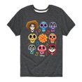 thumbnail image 1 of Coco - Musical Skulls - Toddler And Youth Short Sleeve Graphic T-Shirt, 1 of 5