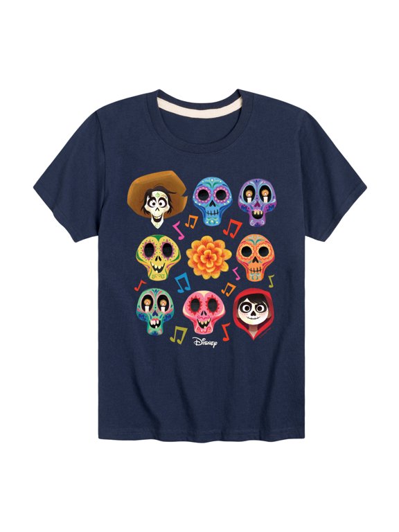 - Musical Skulls Boys' Short Sleeve Graphic T-Shirt