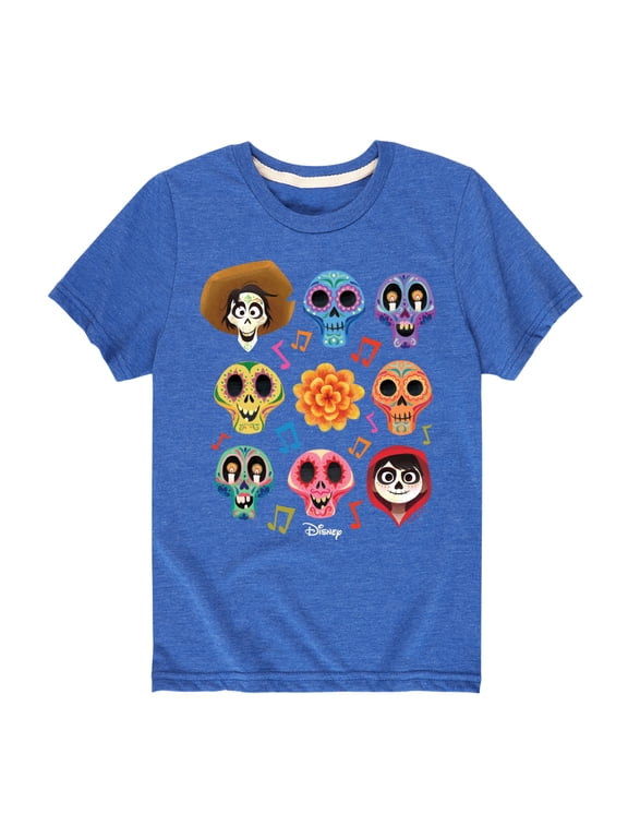 - Musical Skulls Boys' Short Sleeve Graphic T-Shirt