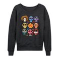 thumbnail image 1 of Coco - Musical Skulls - Women's Lightweight French Terry Long Sleeve Shirt, 1 of 5