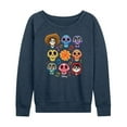 thumbnail image 1 of Coco - Musical Skulls - Women's Lightweight French Terry Long Sleeve Shirt, 1 of 5