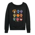 thumbnail image 1 of Coco - Musical Skulls - Women's Lightweight French Terry Long Sleeve Shirt, 1 of 5