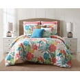 thumbnail image 1 of Coco Paradise Multi Cotton 3-Piece King Comforter Set, floral themed, for Men and Women, OEKO-TEX Certified Confidence, 1 of 4