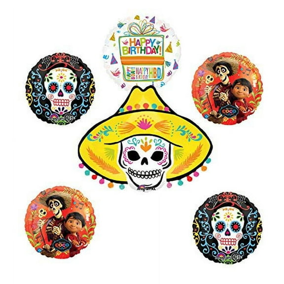 Coco Party Supplies Birthday Balloon Bouquet Decorations