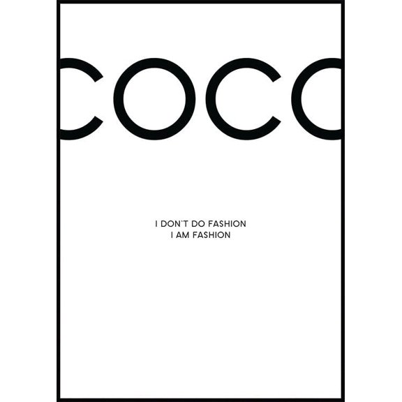 Coco Poster Wall Art UNFRAMED PAPER POSTER, Home Decor Living Room Decor, Office Wall Art