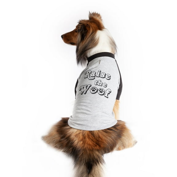 Coco + Rebel Gray Graphic Dog T-Shirt