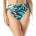 thumbnail image 1 of Coco Reef Cassis Swirl Inspire Hi-Waist Bikini Bottoms Black Multi XL, 1 of 4