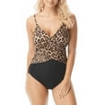 thumbnail image 1 of Coco Reef JAGUAR Sterling V-Neck Underwire One Piece Swimsuit, US 32C/D, 1 of 7