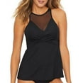 thumbnail image 1 of Coco Reef Womens Classic Solid Underwire Tankini Top Style-U95158, 1 of 2