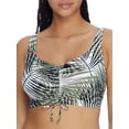 thumbnail image 1 of Coco Reef Womens Endless Summer Palm Elevate Shirred Underwire Bikini Top Style-U84461 Swimsuit, 1 of 2