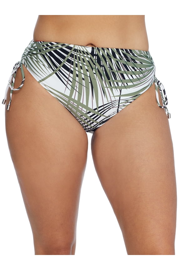 Womens Endless Summer Palm High-Waist Bikini Bottom Style-U84463 Swimsuit