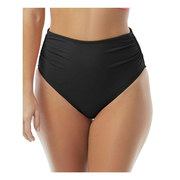 Coco Reef Womens Ruched High Waist Swim Bottom Separates