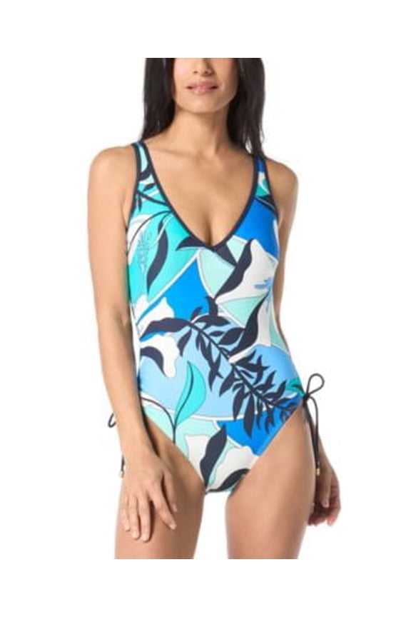 Women's Stellar Printed One-Piece Swimsuit, Multicolor, 36C