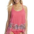 thumbnail image 1 of Coco Reef Womens Tropical Spot Mesh Underwire Tankini Top Style-U59035 Swimsuit, 1 of 2