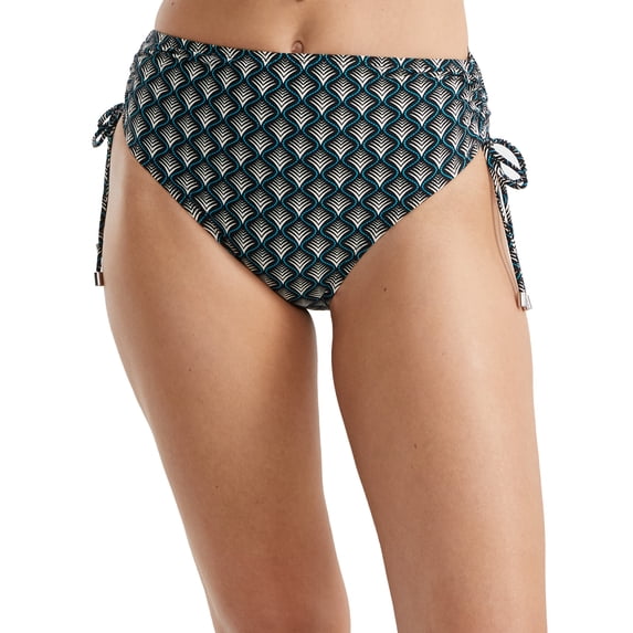 Coco Reef womens Inspire Shirred High Waist Bikini Bottom, M