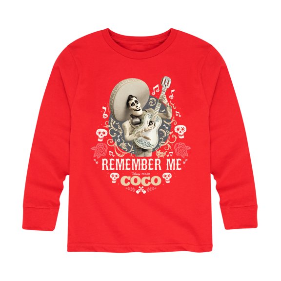 Coco - Remember Me Ernesto - Toddler And Youth Long Sleeve Graphic T-Shirt