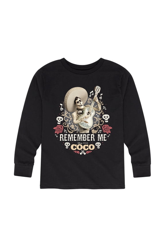 - Remember Me Ernesto - Toddler And Youth Long Sleeve Graphic T-Shirt