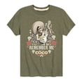 thumbnail image 1 of Coco - Remember Me Ernesto - Toddler And Youth Short Sleeve Graphic T-Shirt, 1 of 5