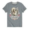 thumbnail image 1 of Coco - Remember Me Ernesto - Toddler And Youth Short Sleeve Graphic T-Shirt, 1 of 5
