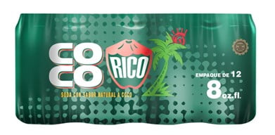 Coco Rico, Regular Soda Coco Rico Natural Coconut Flavored Soda, 12 ...