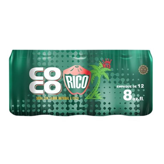 Coco Rico, Regular Soda Coco Rico Natural Coconut Flavored Soda, 12 ...