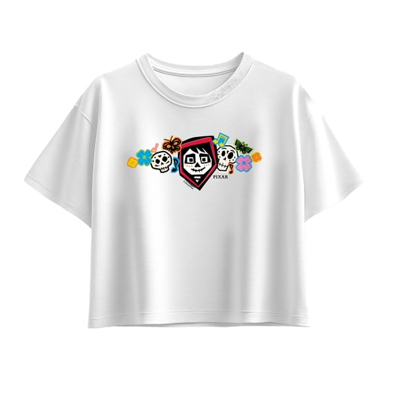 Coco - Skull Icons - Youth Girls Boxy T-Shirt
