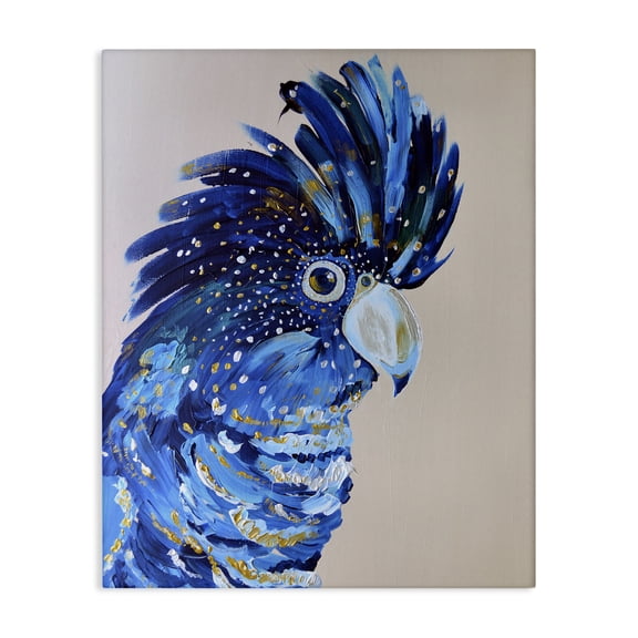 Stupell Industries Coco The Cockatoo Canvas Wall Art, design by Jennifer Seeley, 20 x 16