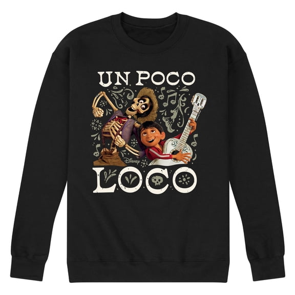 Coco - Un Poco Loco - Men's Crew Neck Fleece Pullover